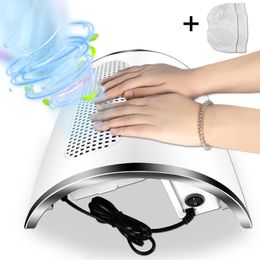 Nail Dust Collector Fan Manicure Machine Tools Strong Power Nail Vacuum Cleaner With Remove Filter ctor Fan For Salon Tools240129