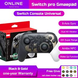 Game Controllers For Switch Pro Controller With NFC And Wake Function Wireless Joystick 6-Axis Gyro Handle HD Vibration Bluetooth Gamepad