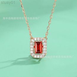 Designer Swarovskis Jewellery the Heart Candy Necklace of Shijia Jumping Adopts a Higher Version of the Crystal Element Collarbone Chain
