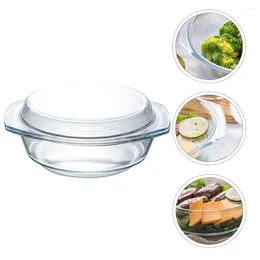 Dinnerware Sets 1pc Microwave Oven Bowl Heat-resistant Glass Heating Glassware