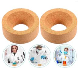 2pcs Flask Cork Stand Laboratory Mat Ring Holder Support Base For Round Bottom 11x11cm