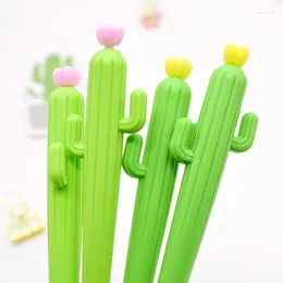 Outlet Soft Cactus Gel Pen Plant Creative Korea Stationery Office Supplies