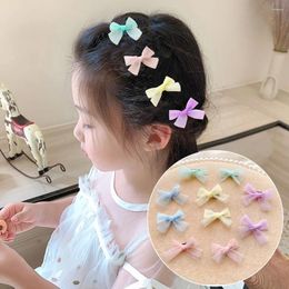 Hair Accessories 2024 Bow Headgear Cute Sweet Little Girl Summer Girls Net Red Clips Baby Hairpins Children Gifts