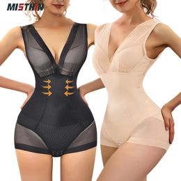 MISTHIN Bodysuit Full Body Shaper Colombian Salome Girdle Women Lose Weight Slim Down Tummy Control Underwear 240124