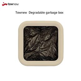 Tow T1 Tair Official Biodegradable Refill Rings For Smart Kitchen Trash Can Durable Garbage Bags For Xm Trash Can 240125