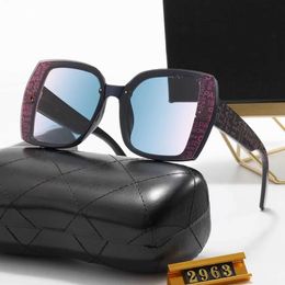 2024 New Box Fashion Sunglasses Same Style Slim Face Trendy luxury Glasses