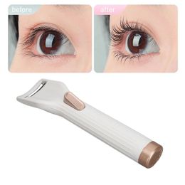 2 in 1 Heated Eyelash Curler with Hair Dryer Larger Heating Silicone Pad Rechargeable Electric Lash Curler Heated Eyelash Curler 240124