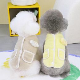 Dog Apparel Puppy Clothes Winter Autumn Cute Cartoon Warm Sweater Small Fashion Desinger Cardigan Cat Vest Chihuahua Maltese Yorkshire