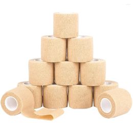Knee Pads 18 Rolls Self Adherent Wrap Non Woven Bandage Breathable Pets Athletic For Sports Ankle Wrist Sprains