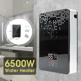 Electric Water Heater 110V 220V Tankless Instant Boiler Bathroom Shower Set Thermostat Safe Intelligent Automatica 240130