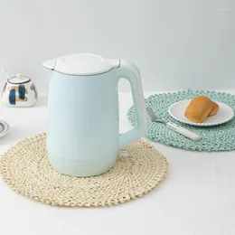 Table Mats Cup Mat Round Weave Pad Hand Woven Insulation Placemats Padding Kitchen Decoration Accessories