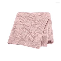 Blankets Baby Knitted Born Infant Boy Girl Stroller Basket Bedding Sofa Quilts Covers Toddler Outdoor Throwing Receiving Mats