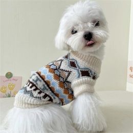Dog Apparel Warm Clothes For Small Dogs Winter Pet Fashion Sweater Puppy Cat Knitted Sweaters Clothing Chihuahua Yorkshire Coat