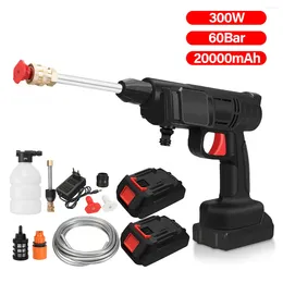 Car Washer 20000mAh Cordless High Pressure Spray Water Gun Wash Nozzle Cleaning Machine For Makit 18V Battery