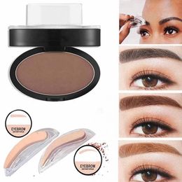 3PCS/Lot Eyebrow Shadow Set Eyebrow Powder Seal Waterproof Eyebrow Stamp Natural Shape Brow Stamp Powder Quick Makeup Kit Set 240124