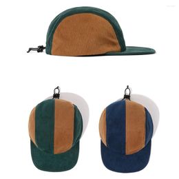 Ball Caps 2024 INS Est Corduroy 5 Panel Baseball Cap Gorras Hombre Originales De Marcas Hiphop Snapback Mens Women Velvet Flitted Hats