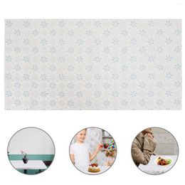 Table Cloth Oil-Proof Tablecloth Dining Decorative PVC Cover