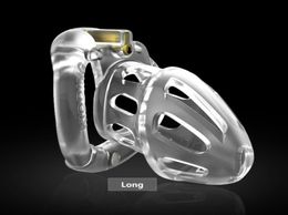 Latest Men Plastic Cage Male Locking Belt Device with 4 Hinged Rings Sexy Toys DoctorMonalisa CC2435702115