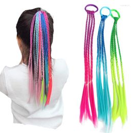 Hair Accessories Children Wigs Braids Girl Lovely Loops Ornaments Binding Leather Tendons Fried Dough Twists Braid Headwear