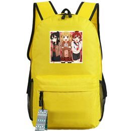 Marui Futaba backpack Satou Shinya day pack Sister Anime school bag Cartoon Print rucksack Sport schoolbag Outdoor daypack