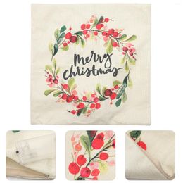 Pillow Pillowcase With LED Lights Christmas Cover Festival Throw Case