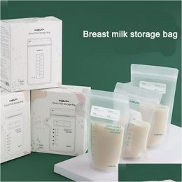 Bottle Warmers Sterilizers# Warmers Sterilisers 30Pcs 200Ml Milk Zer Bags Mother Baby Food Storage Breast Bag A Safe Feeding 230620 Dho4D