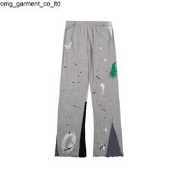 2024ss mens designer pants vintage los angeles cargo pants joggers sweatpant cargos graffiti print splash ink jogger tech fleece womens mens pants