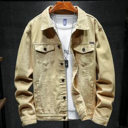 The four seasons denim jacket men's tall clothes still go with everything 240122