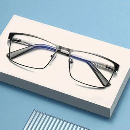 Sunglasses Men Square Metal Large Frame Reading Presbyopia Glasses Reader 1.25 1.5 1.75 2.0 2.25 2.5 2.75 3.0 3.5 4 4.5 5.0 5.5 6.0