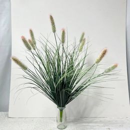 60cm Artificial Fake Plants Flower Green Onion Grass For Christmas And Year Room Outdoor Garden Tree Branch Decoration 240127