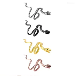 Backs Earrings Multicolor Snake Earring Cuff Wrap Ear Clip No Piercing Women Men Animal Auricle Trendy Jewellery Gift