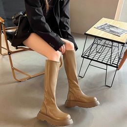 Boots Women's Autumn Fashionable And Handsome But Knee-high Three Styles Optional Shoes Botas Mujer Women