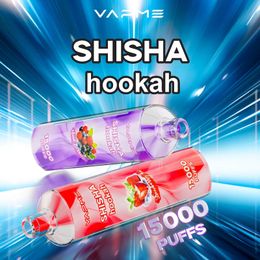 Original VAPME SHISHA 15000 Puffs E-cigarettes Device 25ml 0% 2% 3% 5% 650mah Battery Disposable Vape