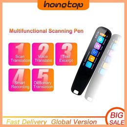 HONGTOP Smart Voice Scan MultifunctionTranslation Real Time 121 Languages Translator Business Dictionary Pen 240131