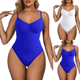 Women's Shapers Seamless Body Shaping Bodysuit Belly Controlling BuLifting Thong Briefs Suspenders Tight Corset Workout