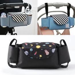 Stroller Bag Pram Organiser Baby Accessories Cup Holder Cover borns Trolley Portable Travel Car Bags For Nappies 240131