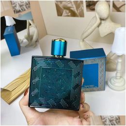 Incense Factory Direct Brand Eros Mens Per 100Ml Blue Eau De Toilette Long Lasting Fragrance Spray High Quality Fast Ship Drop Deliver Ot7Tv