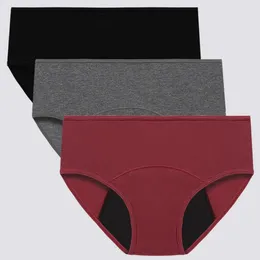 Women's Panties Menstrual Underwear High Flow Rate Cotton Postpartum Low Waist Leak Proof Water Absorption Comfortable