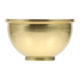 Bowls Tribute Water Cup Clean Buddha Offering Sacrificing Supply Salad Accessory Copper Holy