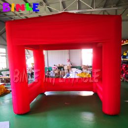 wholesale Customized red inflatable carnival treat shop,Concession Stand,ice cream booth for sale