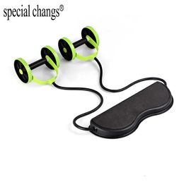 Brand No Noise Green Abdominal Wheel With Mat For Exercise Fitness Equipment 240127