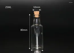 Bottles 20pcs 27 80mm Tiny Small Liquid Drift Bottle Clear Cork Glass Vials Jars Containers For Wedding Holiday Decoration Gifts