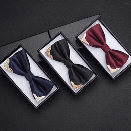 Bow Ties 1 PC Solid Fashion Groom Men Deck Cravat For Butterfly Marriage Wedding