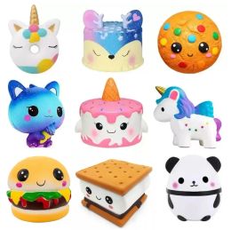Jumbo Squishy Kawaii Horse Cake Deer Animal Panda Squishes Slow Rising Stress Relief Squeeze Toys for Kids G0207