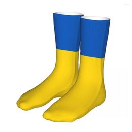 Men'S Socks Mens Happy Funny Male Women Casual Flag Of Ukraine Ukrainian High Quality Spring Summer Autumn Winter Drop Delivery Appa Dhfzg