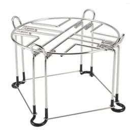 Kitchen Storage Water Philtre Stand 9Inch Diameter Countertop With Hooks Fit Most Medium Gravity System