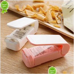 Bag Clips Kitchen Storage Mini Portable Sealing Hine Plastic Sealer Food Packaging Kee Fresh Drop Delivery Home Garden Housekee Organ Dhcmh