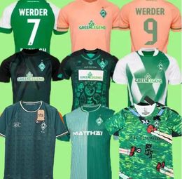 2023 2024 Werder Bremen SPECIAL SOCCER JERSEY Marvin Ducksch Leonardo Bittencourt BLACK GREEN 23 24 FRIEDL PIEPER 125-year FOOTBALL SHIRTS