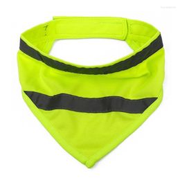 Dog Apparel Bandanas Reflective Scarf High Visibility Safety Bib For Medium Large Pet Cats Puppies Walking In Night