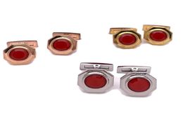 CT Crystal Cuff link Luxury CuffLink for Wedding Groom Gift Sleeve Buttons Cufflinks for Men8568529
